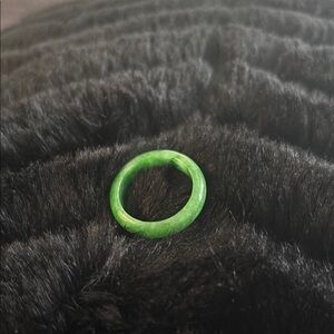 Elegant Green Jade Ring
